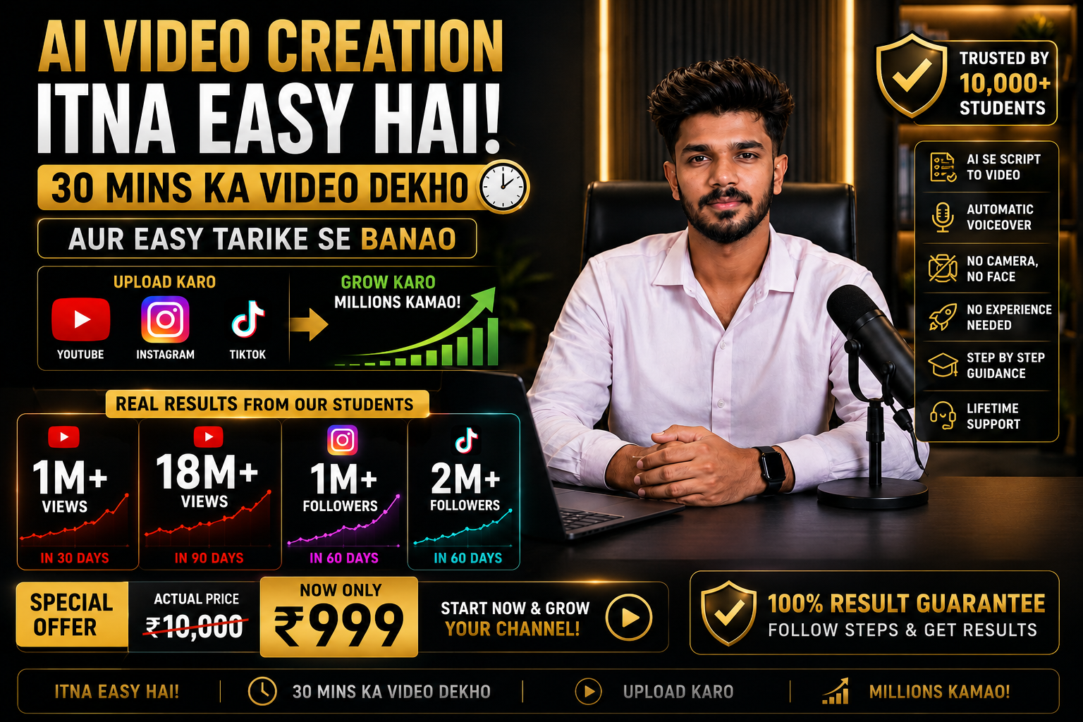Create Viral AI Videos With Your Face & Voice